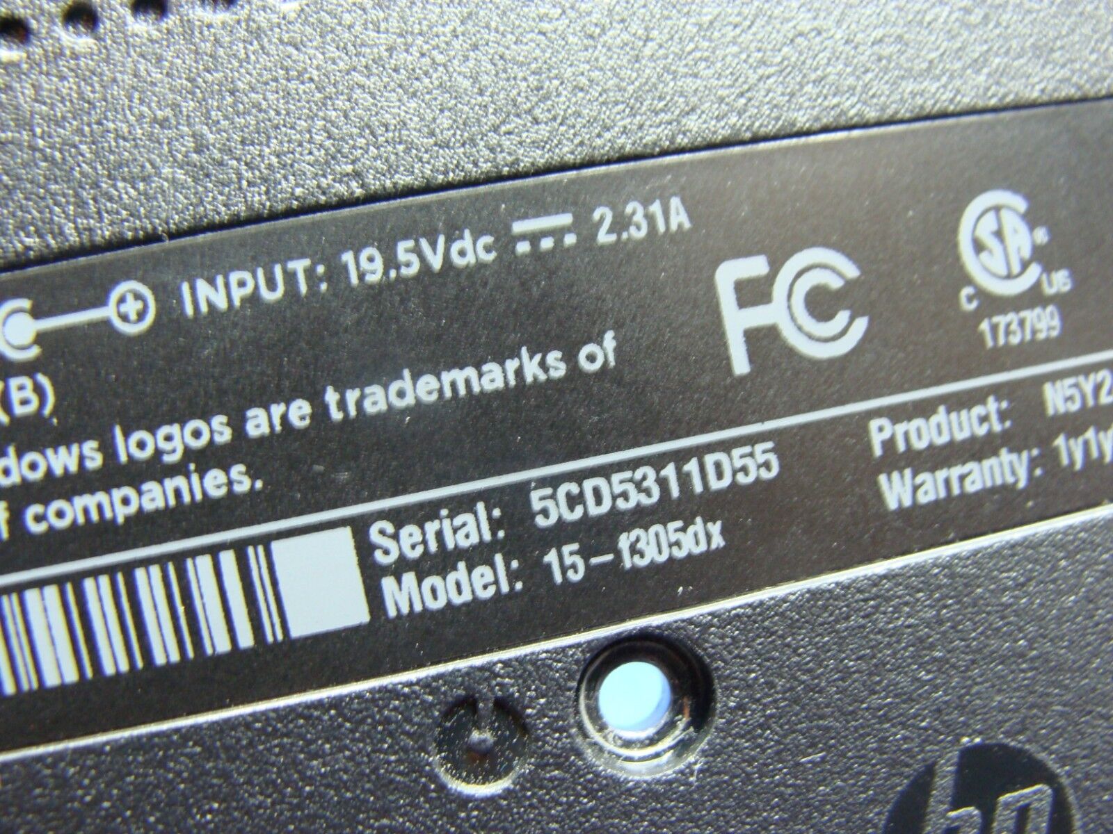 HP 15-f305dx 15.6