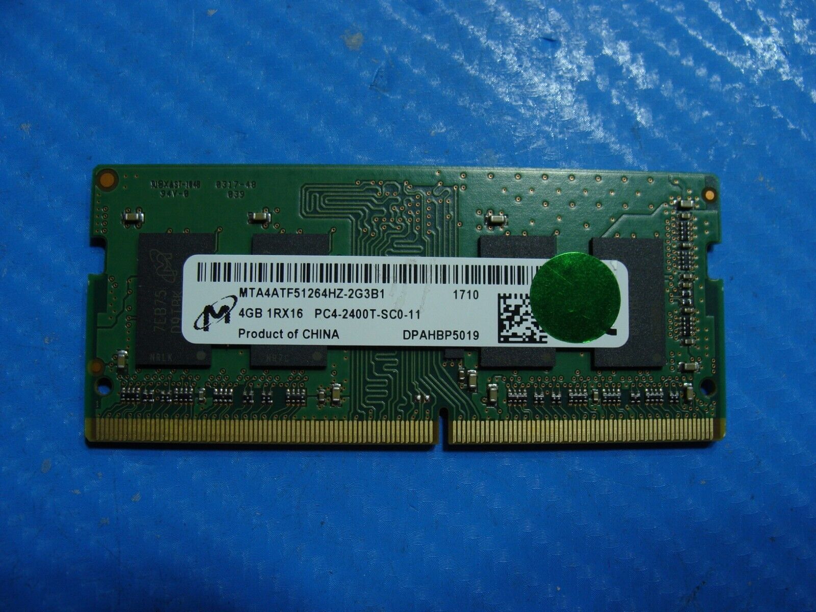 HP 17-x051nr So-Dimm Micron 4GB 1Rx16 Memory Ram PC4-2400T MTA4ATF51264HZ-2G3B1