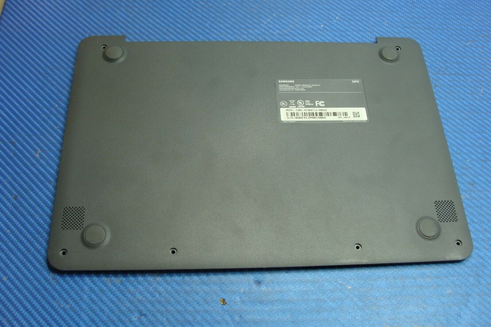 Samsung XE501C13-K01US 11.6" Genuine Laptop Bottom Base Case Cover BA98-01579B Samsung