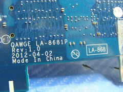 Lenovo IdeaPad N585 15.6" Genuine AMD E1-1500 1.48GHz Motherboard LA-8681P AS IS Lenovo