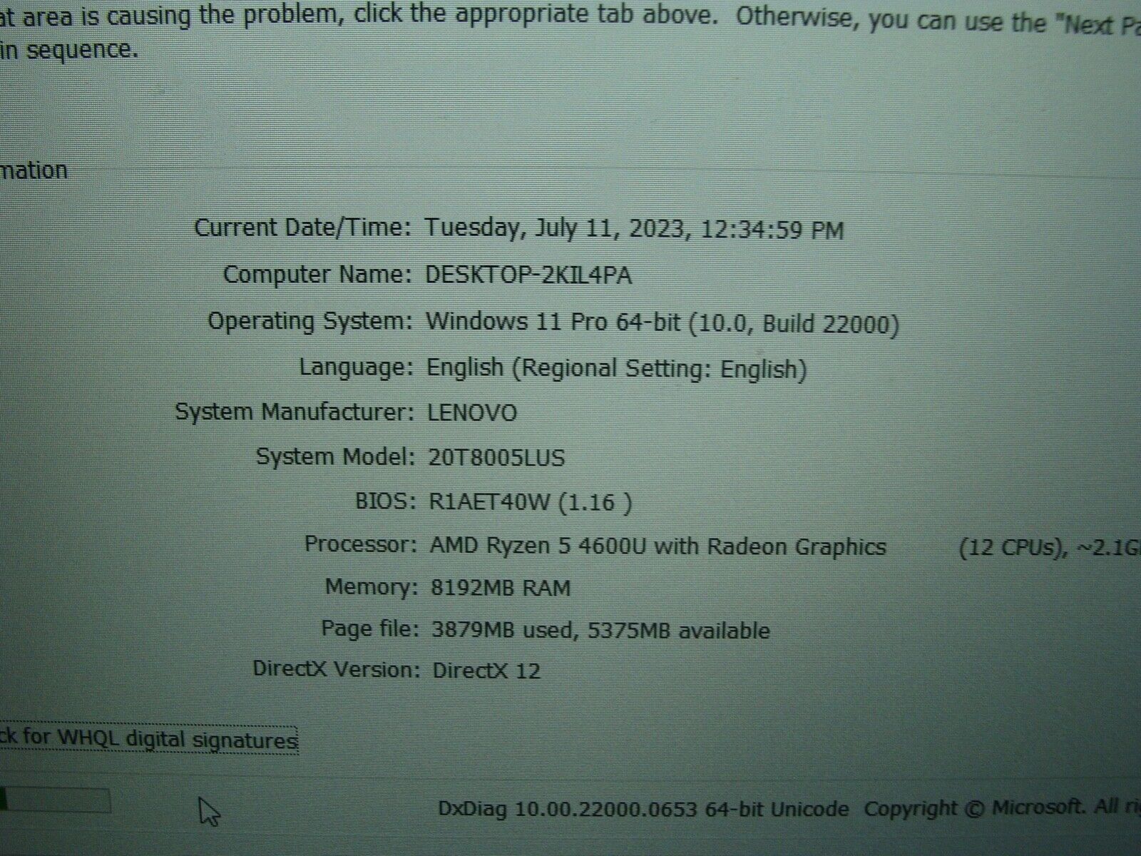 GREAT Lenovo ThinkPad E15 Gen 2 AMD Ryzen 5 4600U 2.1GHz 8GB RAM 256GB SSD 15.6