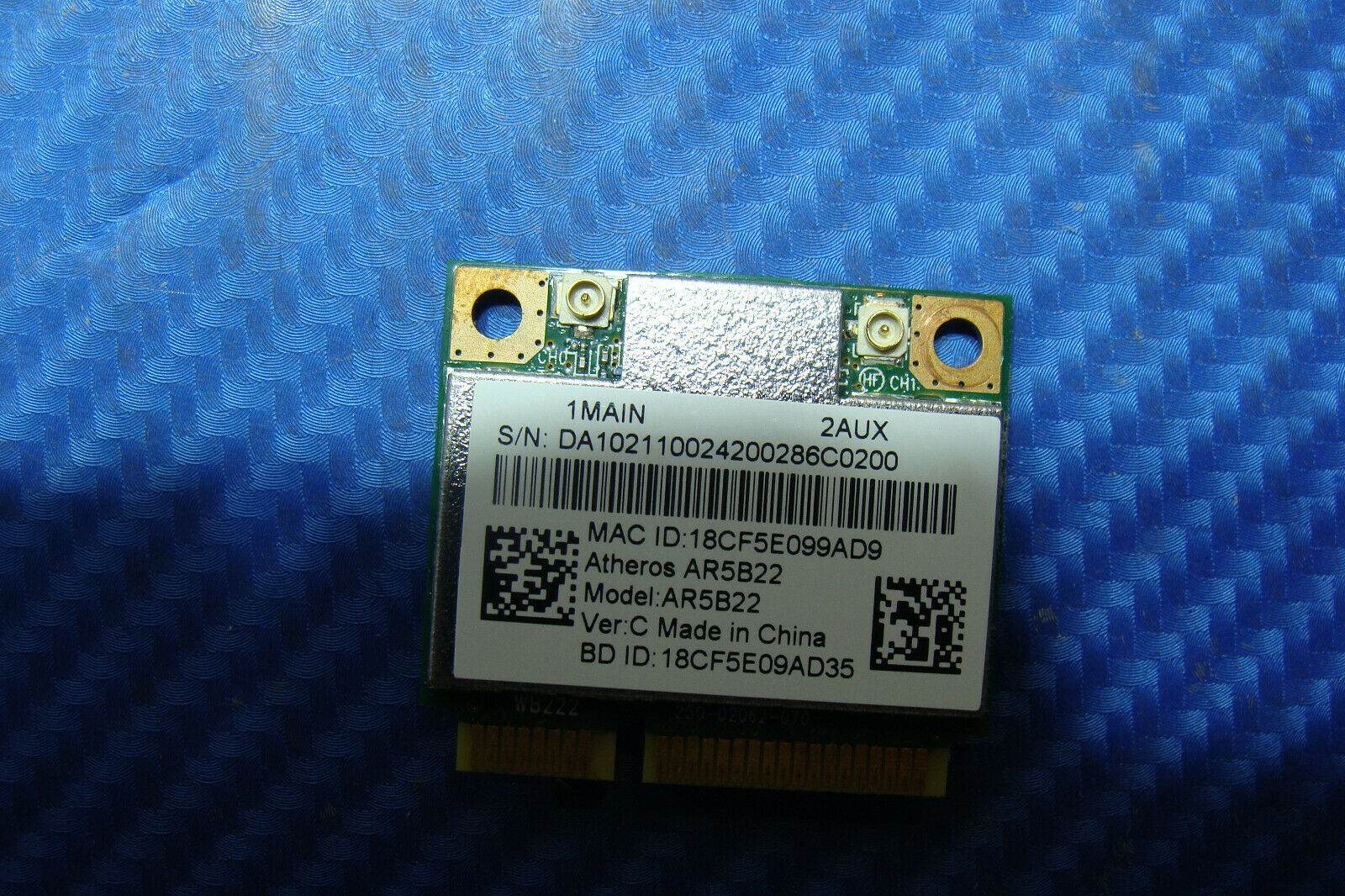 CyberPower Custom PC Genuine Desktop WiFi Wireless Card AR5B22 - Tested Computer Laptop Parts