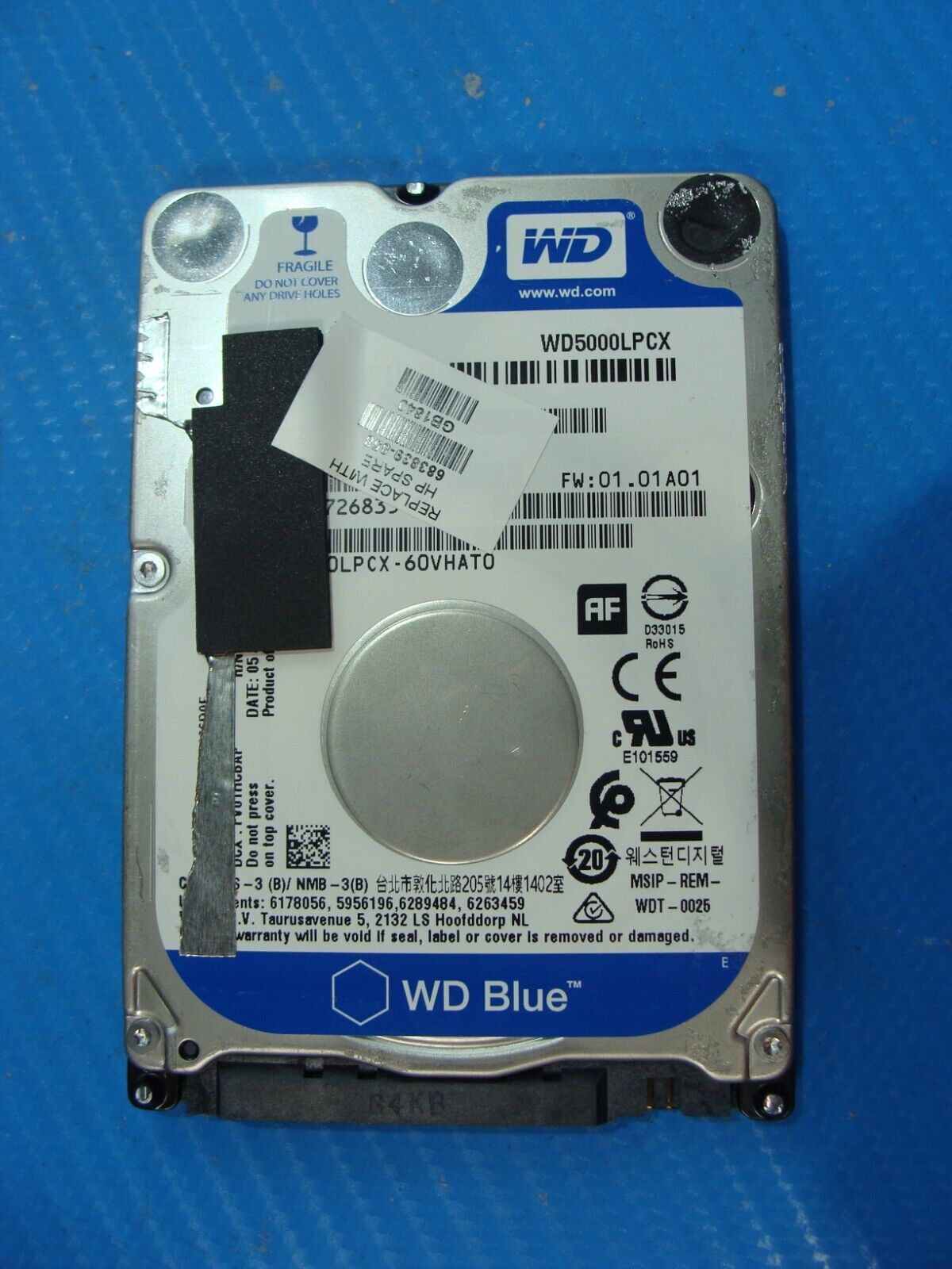 HP 14m-ba013dx WD Blue 500GB SATA 2.5