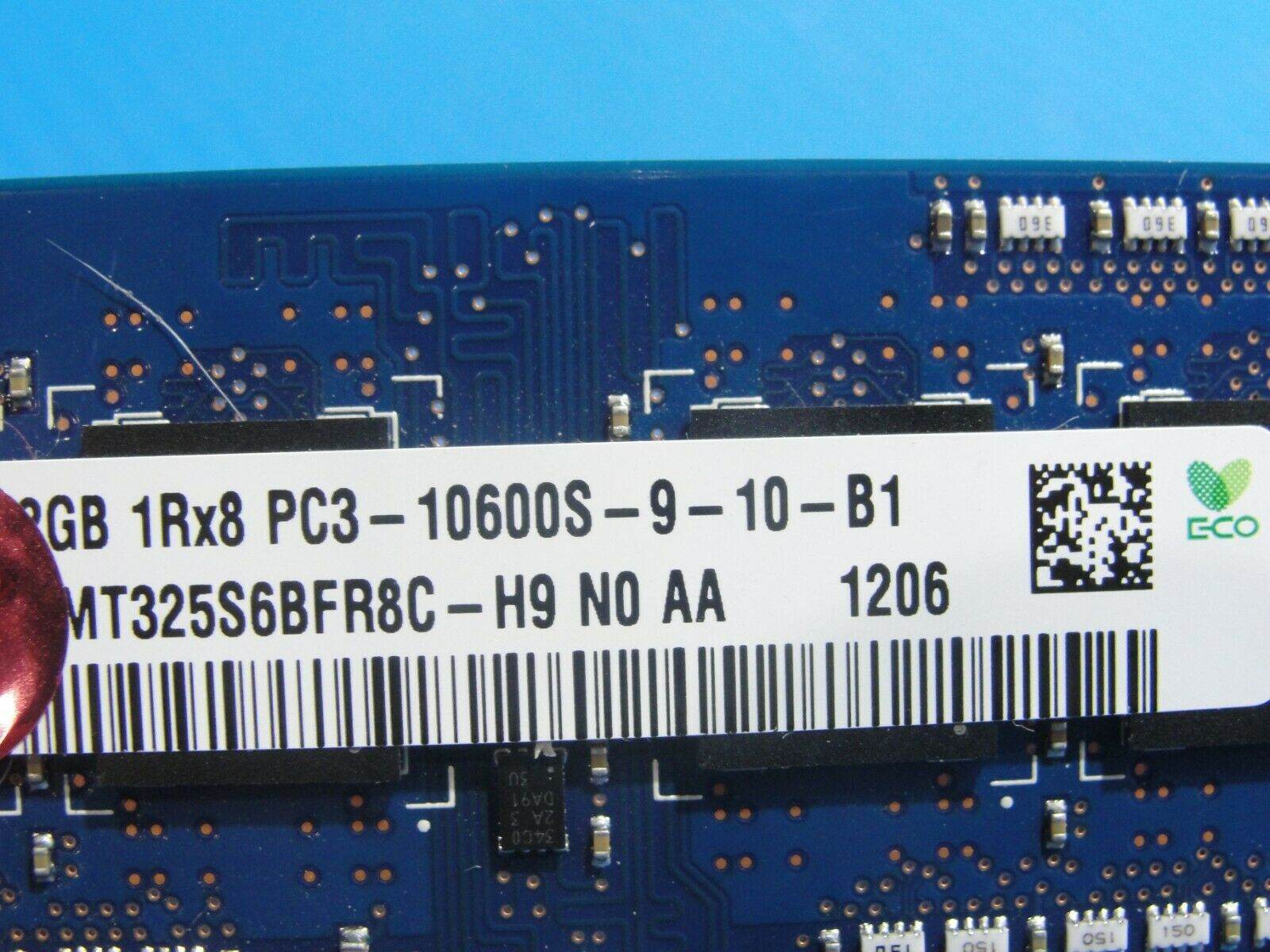 MacBook Pro A1286 Hynix 2GB 1Rx8 PC3-10600S SO-DIMM Memory RAM HMT325S6BFR8C-H9 - Tested Computer Laptop Parts