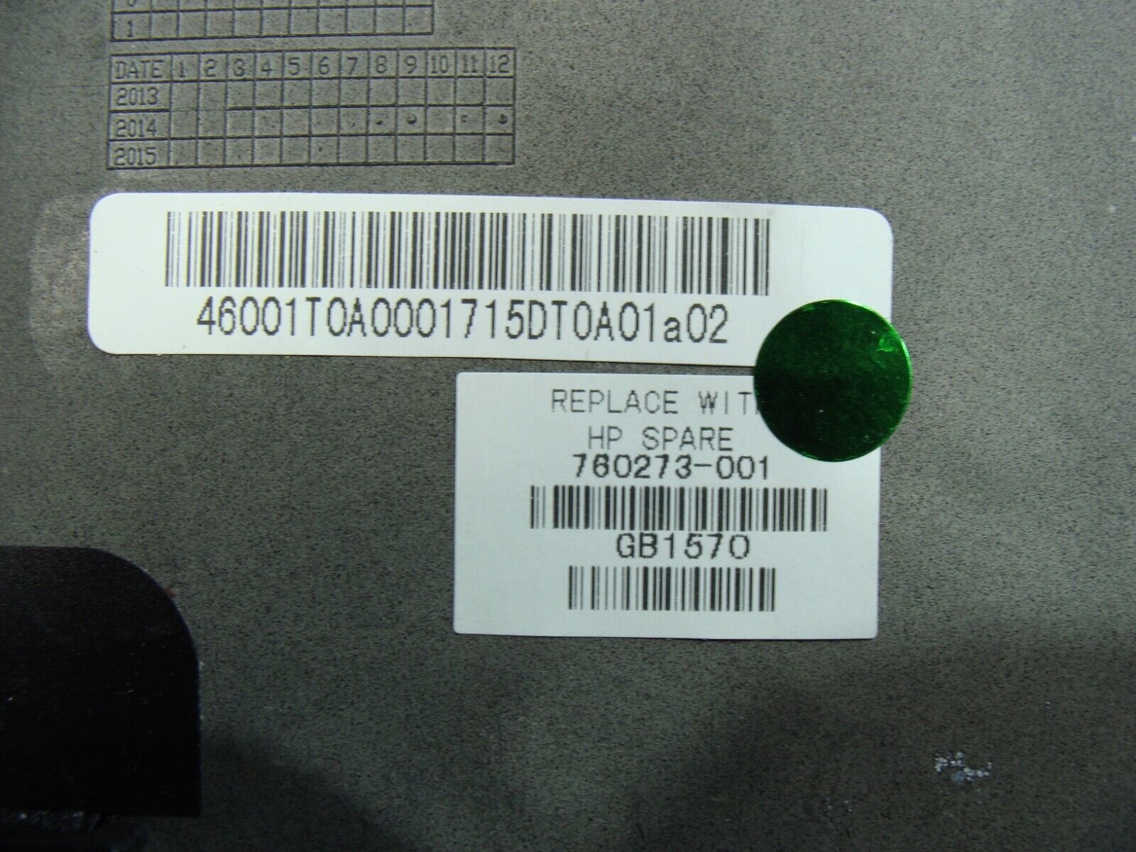 HP EliteBook Folio 14 1040 G2 OEM Laptop Bottom Case 760273-001 460.01T0A.0001