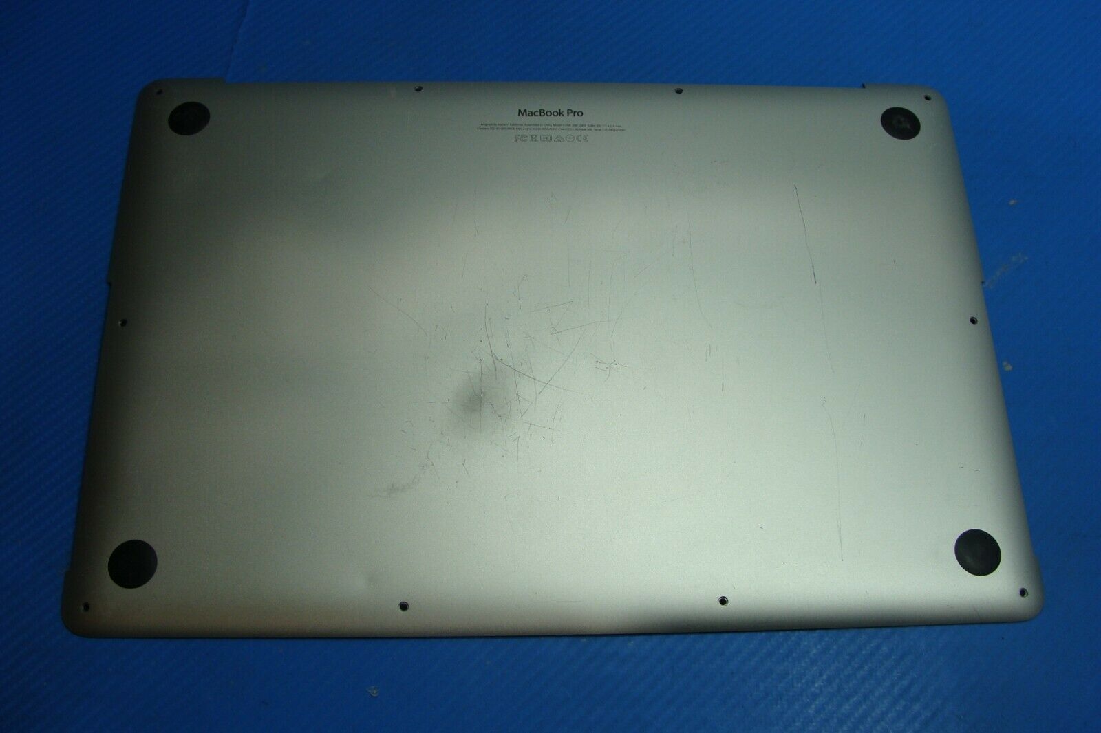 MacBook Pro A1398 MJLQ2LL/A Mid 2015 15" Genuine Laptop Bottom Case 923-00544 