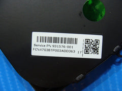 HP Omen 17-an013dx 17.3" Genuine Laptop CPU Cooling Fan 931576-001 47G3BTP003