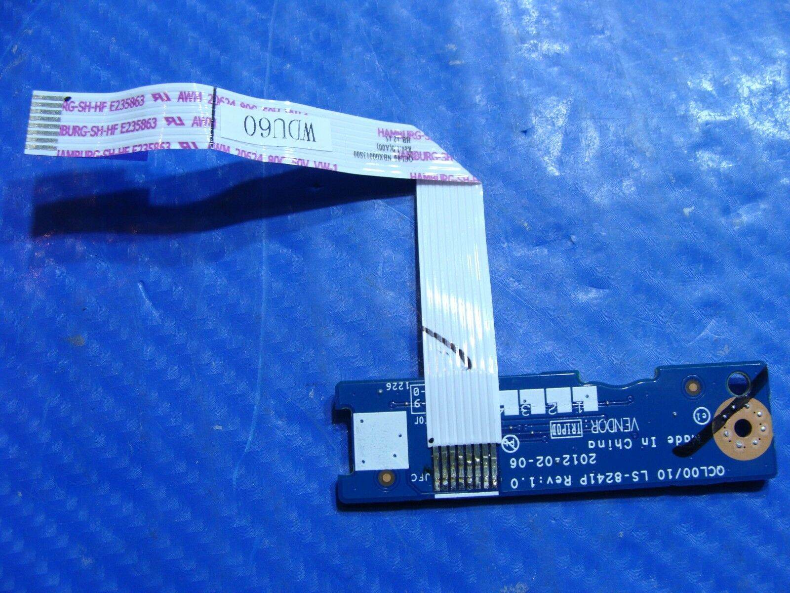 Dell Inspiron 7520 P25F 15.6” OEM Multi Media Button Board w/Cable LS-8241P ER* - Tested Computer Laptop Parts