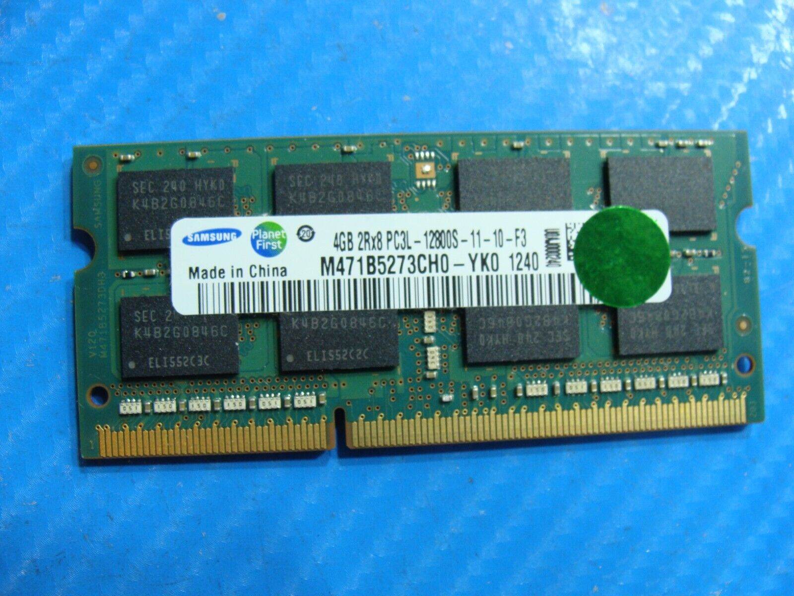 Toshiba C55D-A Samsung 4GB PC3L-12800S Memory Ram SODIMM RAM M471B5273CH0-YK0 - Tested Computer Laptop Parts