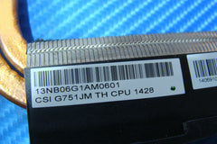 Asus ROG G751JM-BHI7T25 17.3" Genuine Laptop CPU Cooling Heatsink 13NB06G1AM0601 ASUS