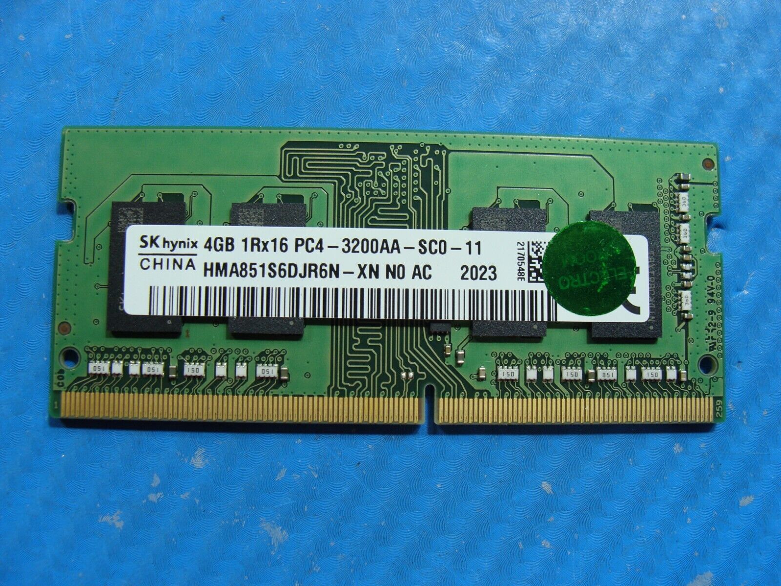 HP 17-ca2020nr SK Hynix 4GB 1Rx16 PC4-3200AA Memory RAM SO-DIMM HMA851S6DJR6N-XN