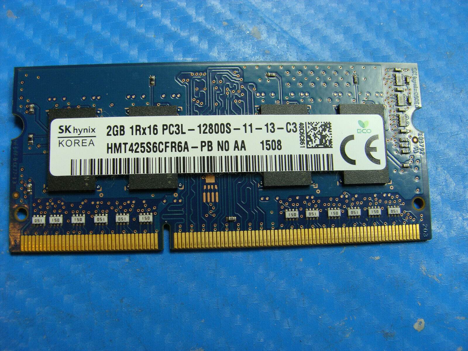 Asus X555LA-HI71105L SO-DIMM 2GB Memory PC3L-12800S-11-13-C3 HMT425S6CFR6A-PB - Tested Computer Laptop Parts