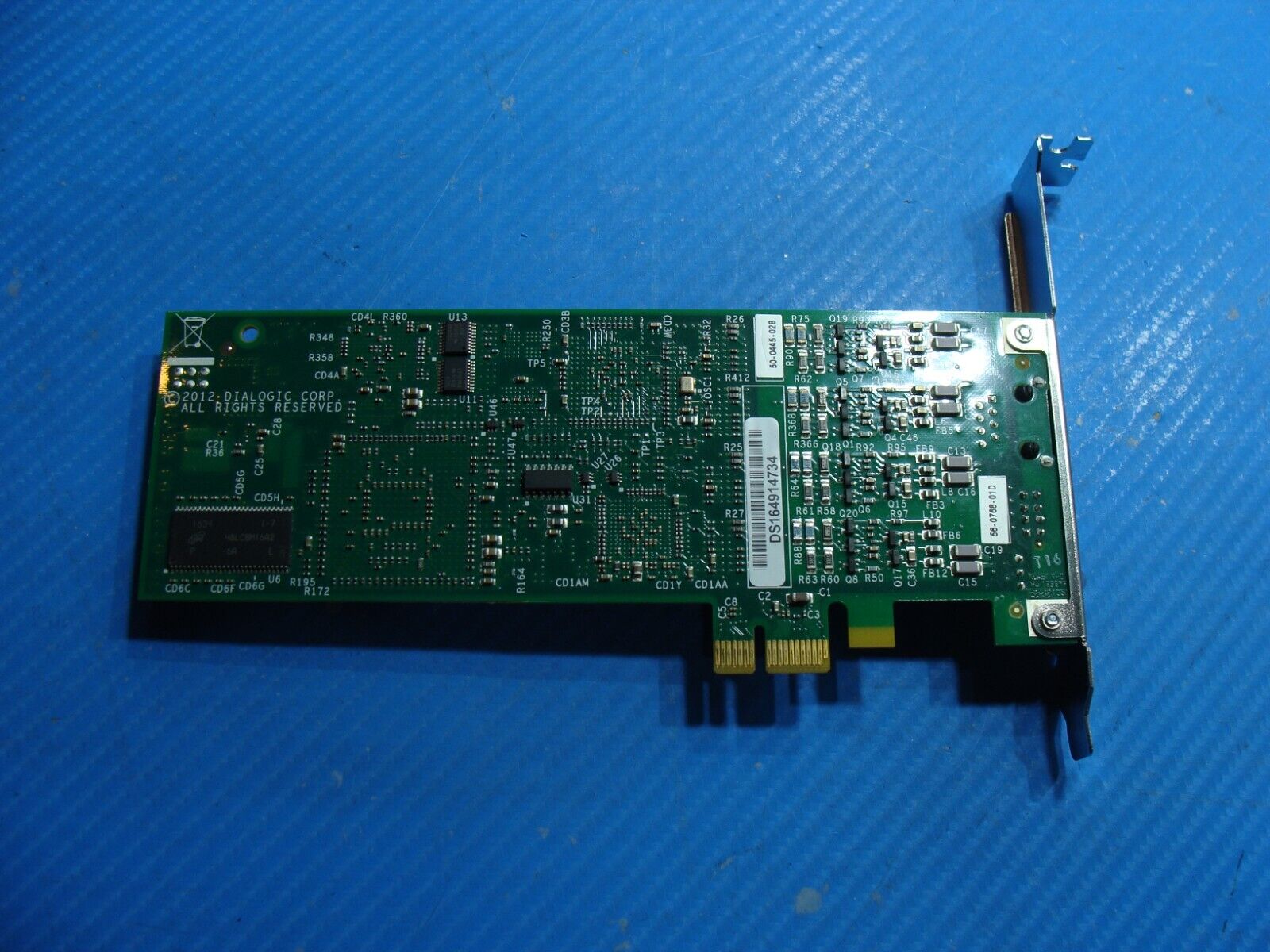 HP EliteDesk 800 G2 Genuine Dialogic PCI-e Fax Board 50-0445-02A 56-0768-01D
