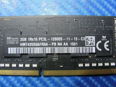 MacBook Pro 13" A1278 2012 MD101LL/A SKhynix SO-DIMM RAM Memory 2GB PC3L-12800S RAM