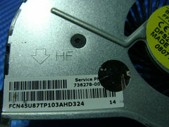 HP 15-f004wm 15.6" Genuine Laptop CPU Cooling Fan 736278-001 HP