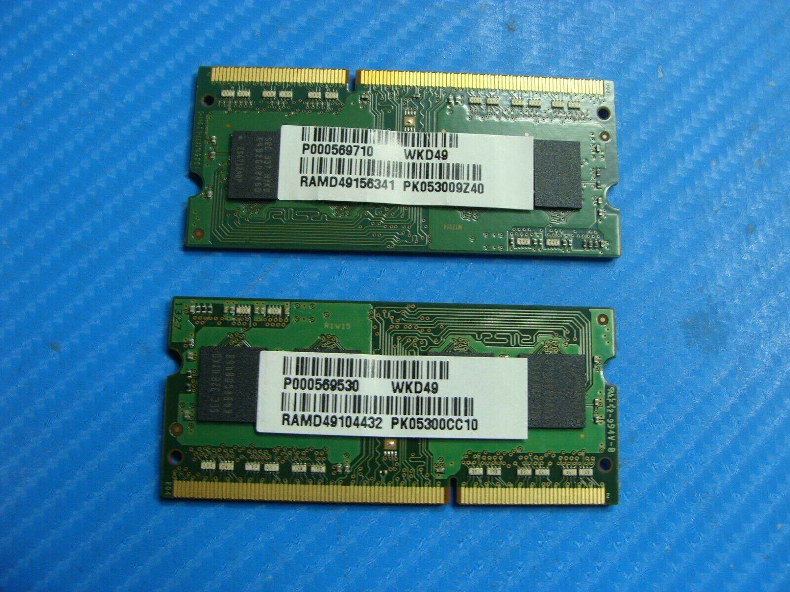 Toshiba E45t Laptop Samsung 2GB 4GB Memory PC3L-12800S-11-11-B2 M471B5173BH0-YK0 - Tested Computer Laptop Parts