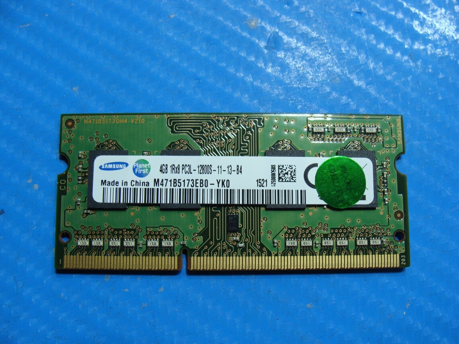 Asus Q303UA-BSI5T21 Samsung 4GB PC3L-12800S Memory RAM SO-DIMM M471B5173EB0-YK0