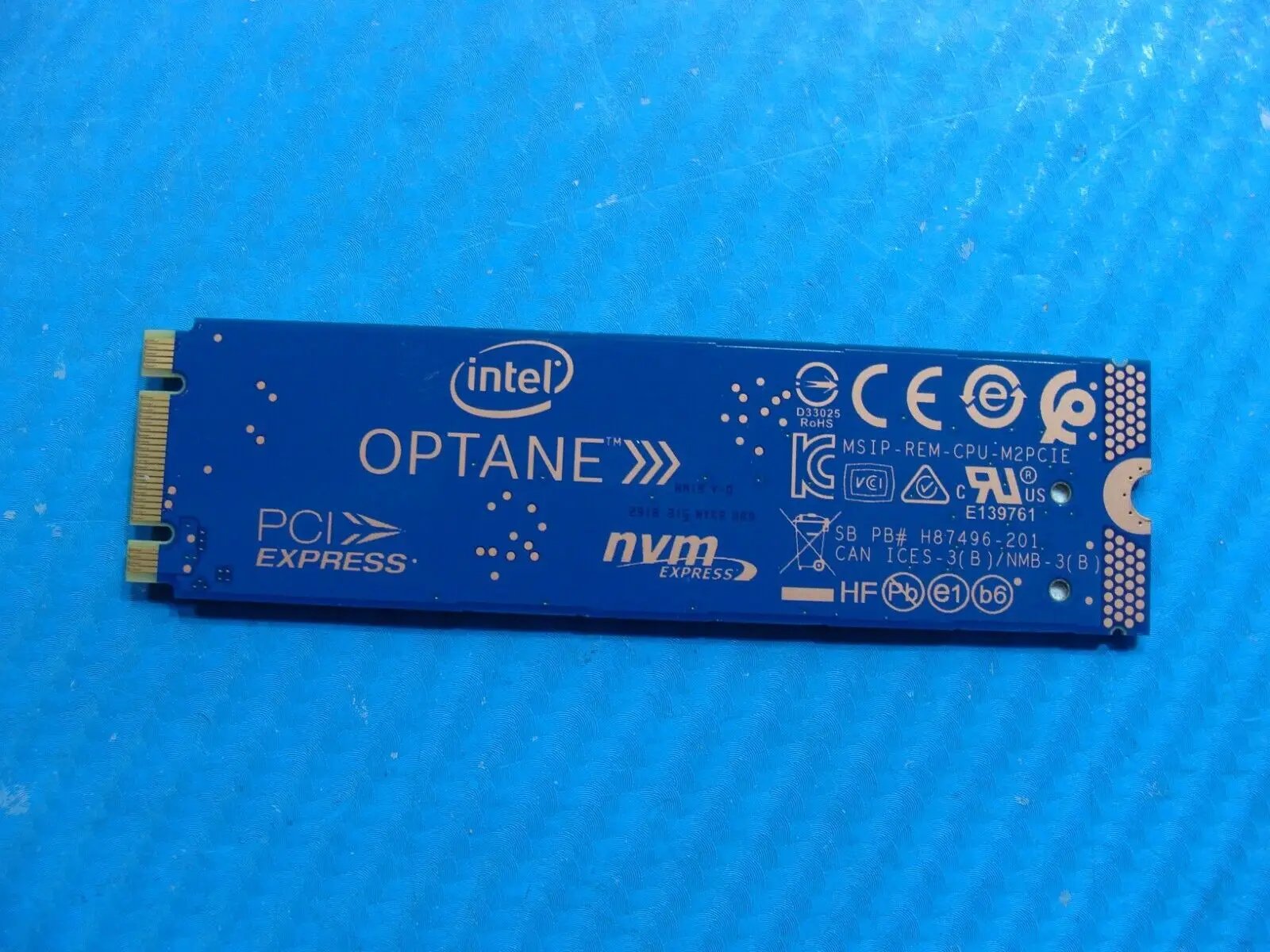 HP 15-cs0064st Intel Optane 16GB M.2 NVMe SSD Solid State Drive MEMPEK1J016GAH
