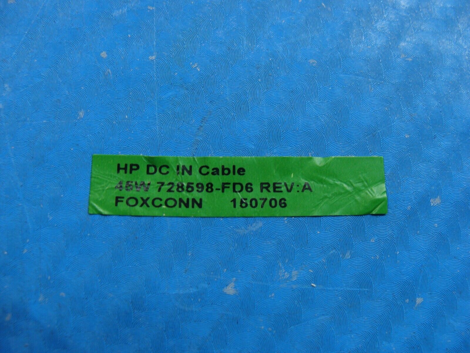 HP EliteBook Folio 14 1040 G2 OEM Laptop DC IN Power Jack w/Cable 728598-FD6