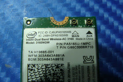 Toshiba Satellite Click 2 L35W-B3204 13.3" Wireless WiFi Card V000350520 3160NGW Toshiba