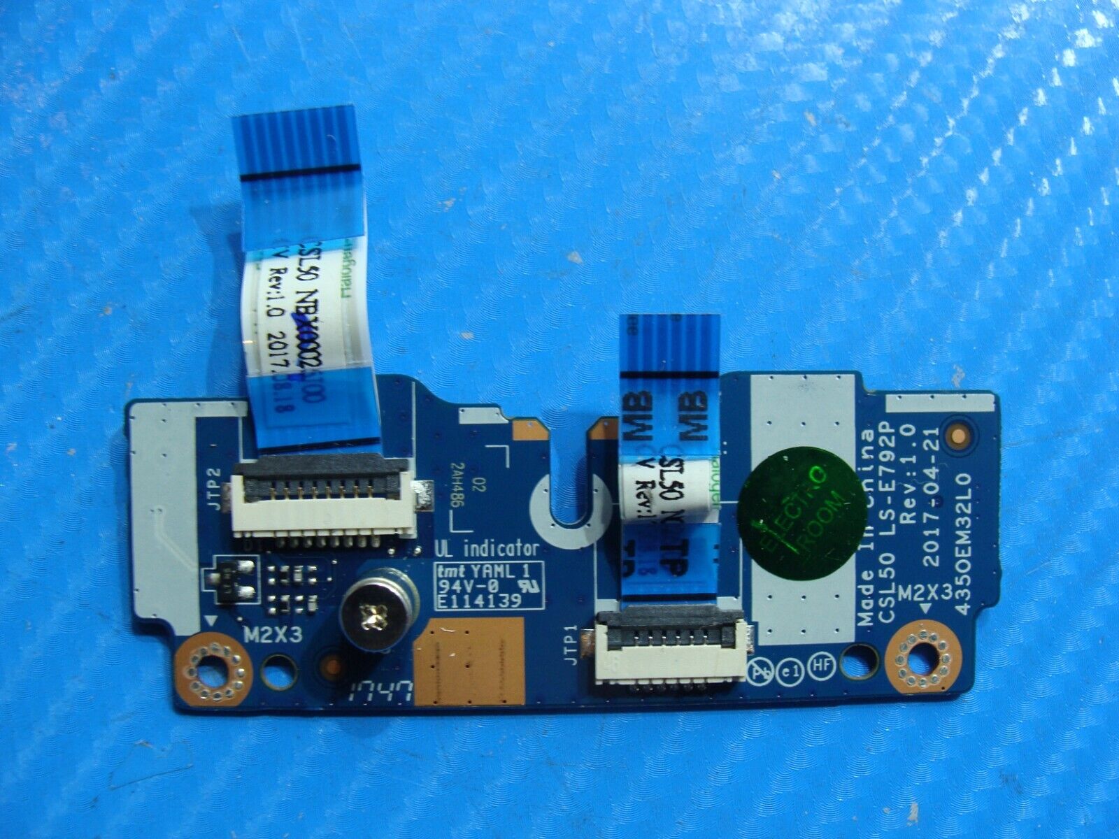 HP 15.6” 15-bs016cg Genuine Laptop Touchpad Mouse Button Board w/Cables LS-E792P