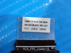 Dell Inspiron 15 3542 15.6" Genuine Laptop Lcd Video Cable w/Webcam h1rv6 