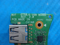 Asus ROG G750JM-BSI7N23 17.3" Genuine USB Port Board w/Cable 60NB04K0-US1020
