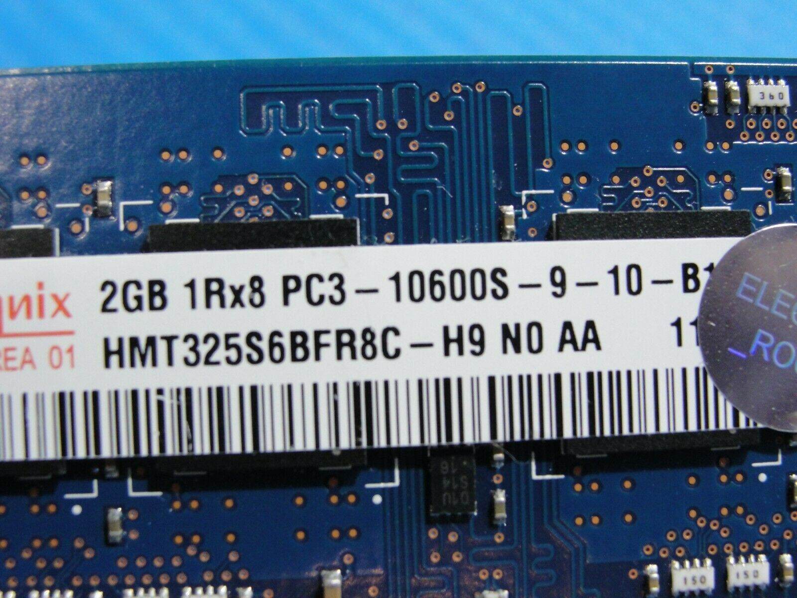 MacBook Pro A1297 Hynix 2GB PC3-10600S SO-DIMM RAM Memory HMT325S6BFR8C-H9 - Tested Computer Laptop Parts