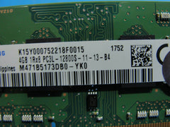 HP Pavilion x360SO-DIMM Samsung 4GB Memory PC3L-12800S-11-13-B4 M471B5173DB0-YK0 - Tested Computer Laptop Parts
