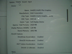 Powerful battery 96% HP 14'' FHD 1920 x 1080 Intel i5-1035G4 4GB RAM 128GB SSD - Tested Computer Laptop Parts