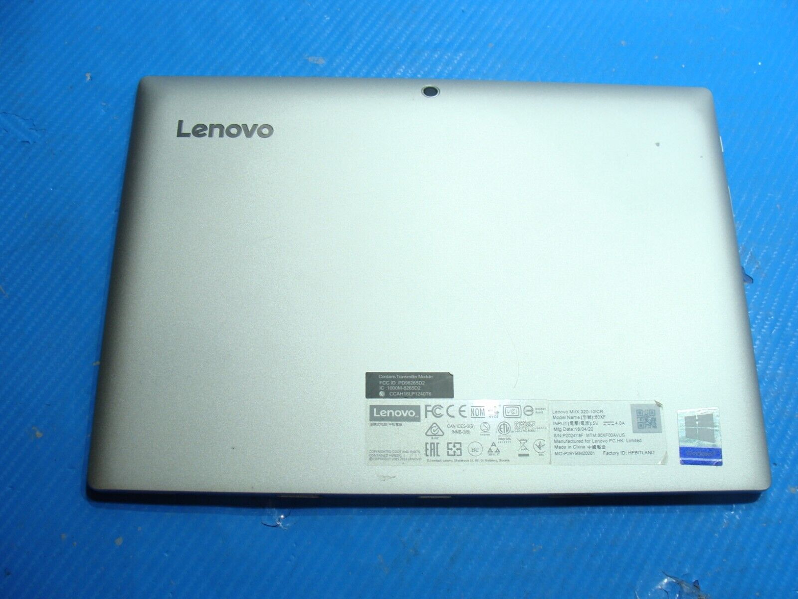 Lenovo MiiX 320-10ICR 80XF 10.1