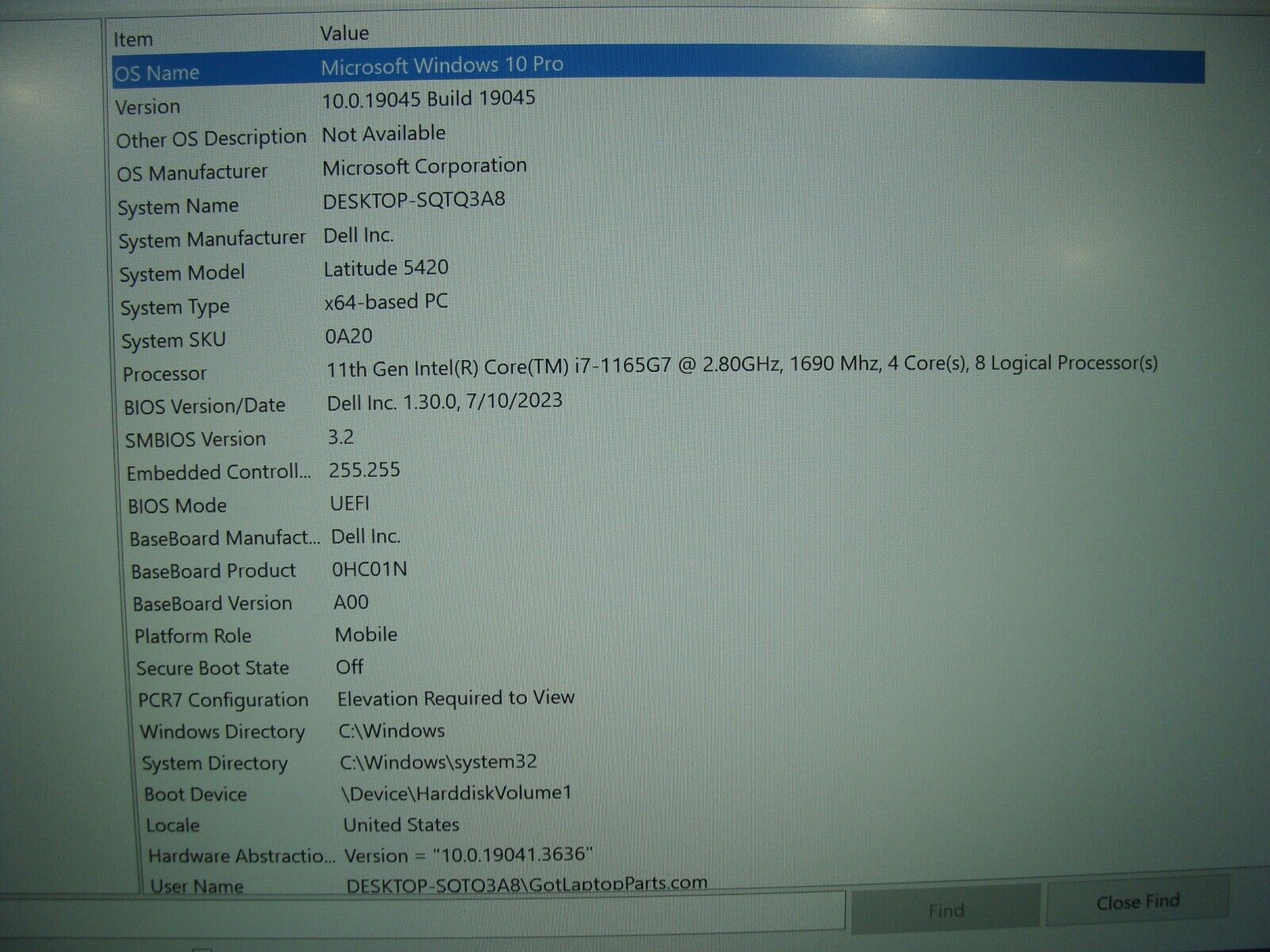 Dell Latitude 5420 Intel i7 11th Gen 14FHD max4.7Ghz 8GB 512GB SSD Warranty