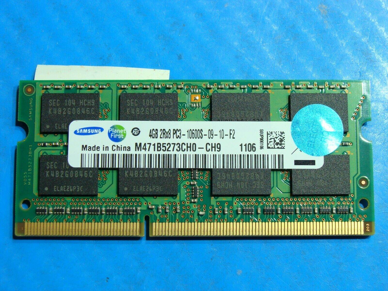HP dv7t-5000 SO-DIMM Samsung 2GB 4GB Memory M471B5773CHS-CH9 M471B5273CH0-GH9 - Tested Computer Laptop Parts