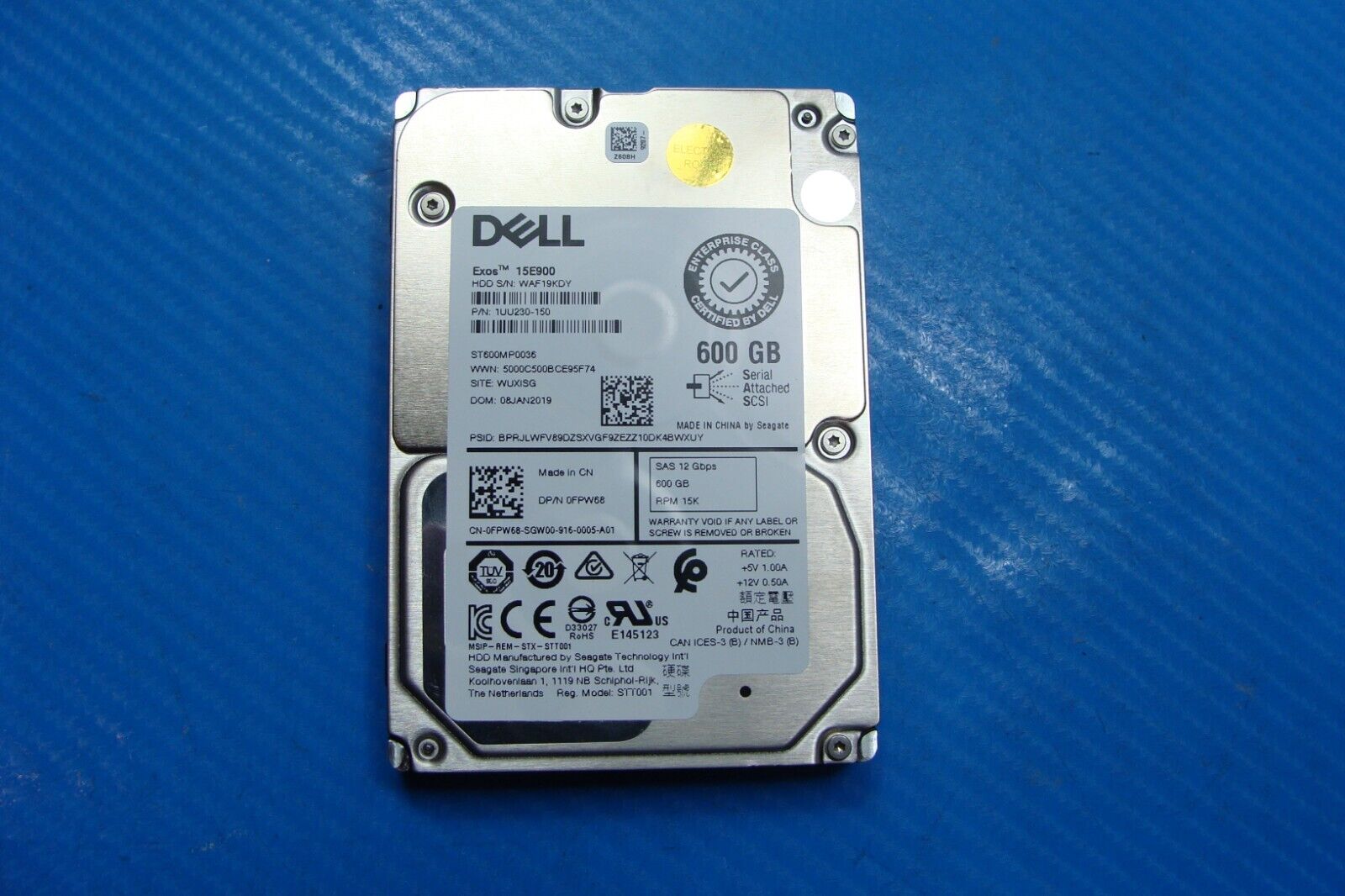 Dell 5820 600GB SATA 2.5