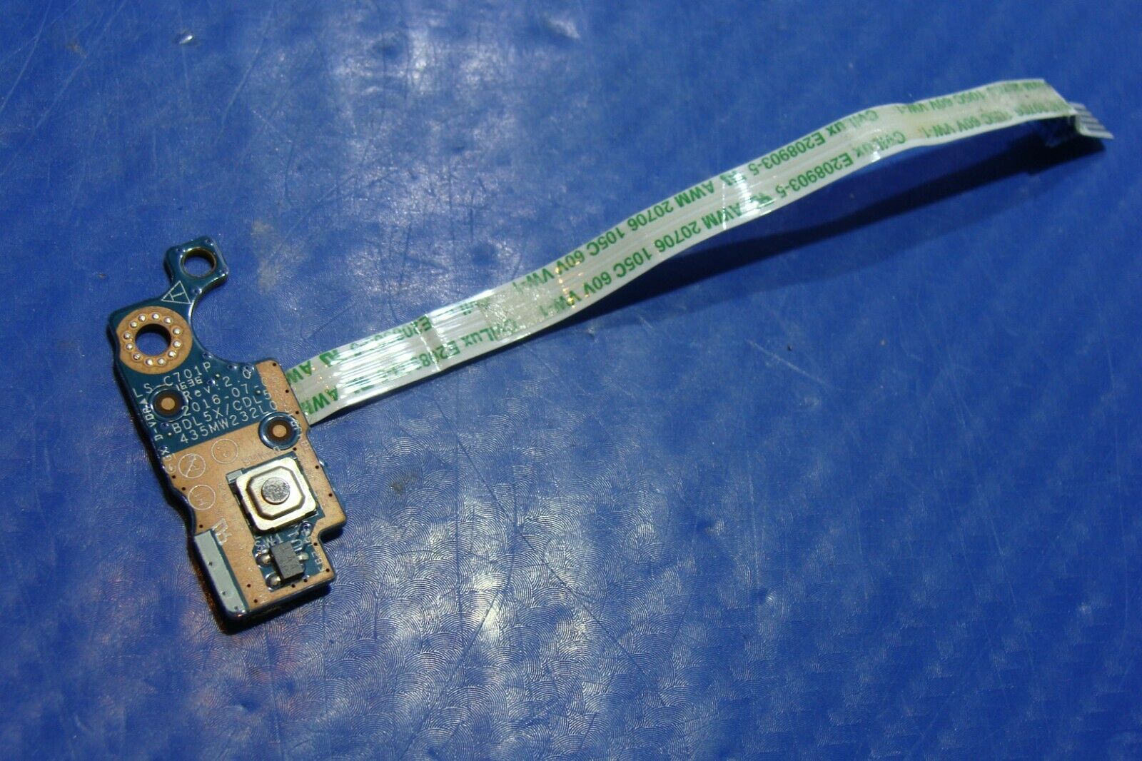 HP 15-ba083nr 15.6" Genuine Laptop Power Button Board w/Cable LS-C701P HP