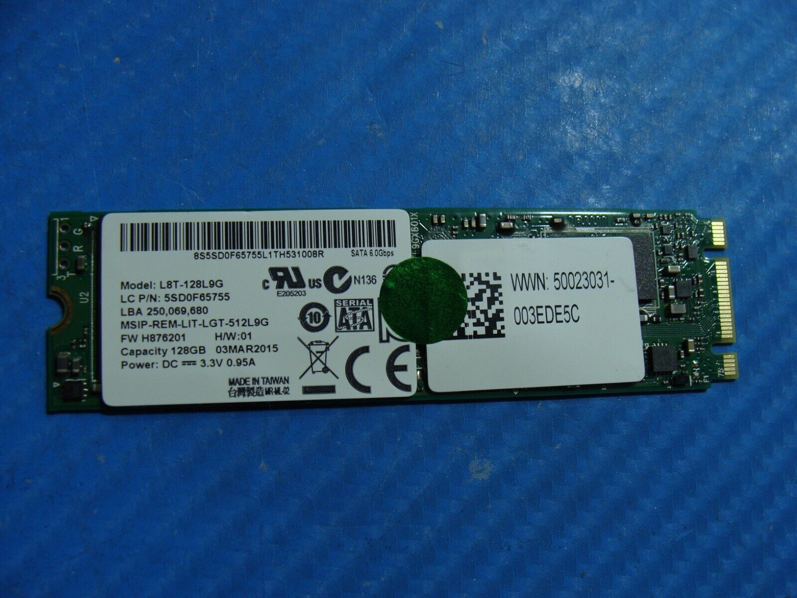 Lenovo Yoga 2 11 LITE-ON 128GB M.2 SATA Solid State Drive L8T-128L9G 5SD0F65755
