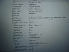 PwR Battery Asus ROG Strix G531GT i7-9750H 2.6GHz 8GB 512GB SSD Nvidia GTX 1650 - Tested Computer Laptop Parts