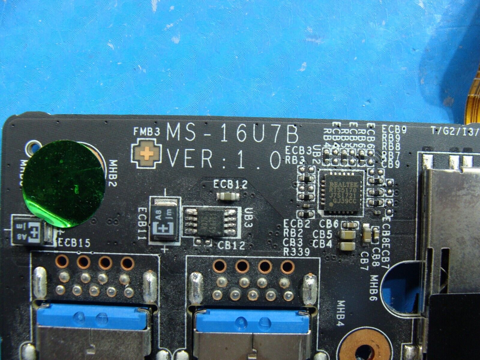 MSI GP65 Leopard 10SFK 15.6 Genuine USB Cardreader Board w/Cable MS-16U7B