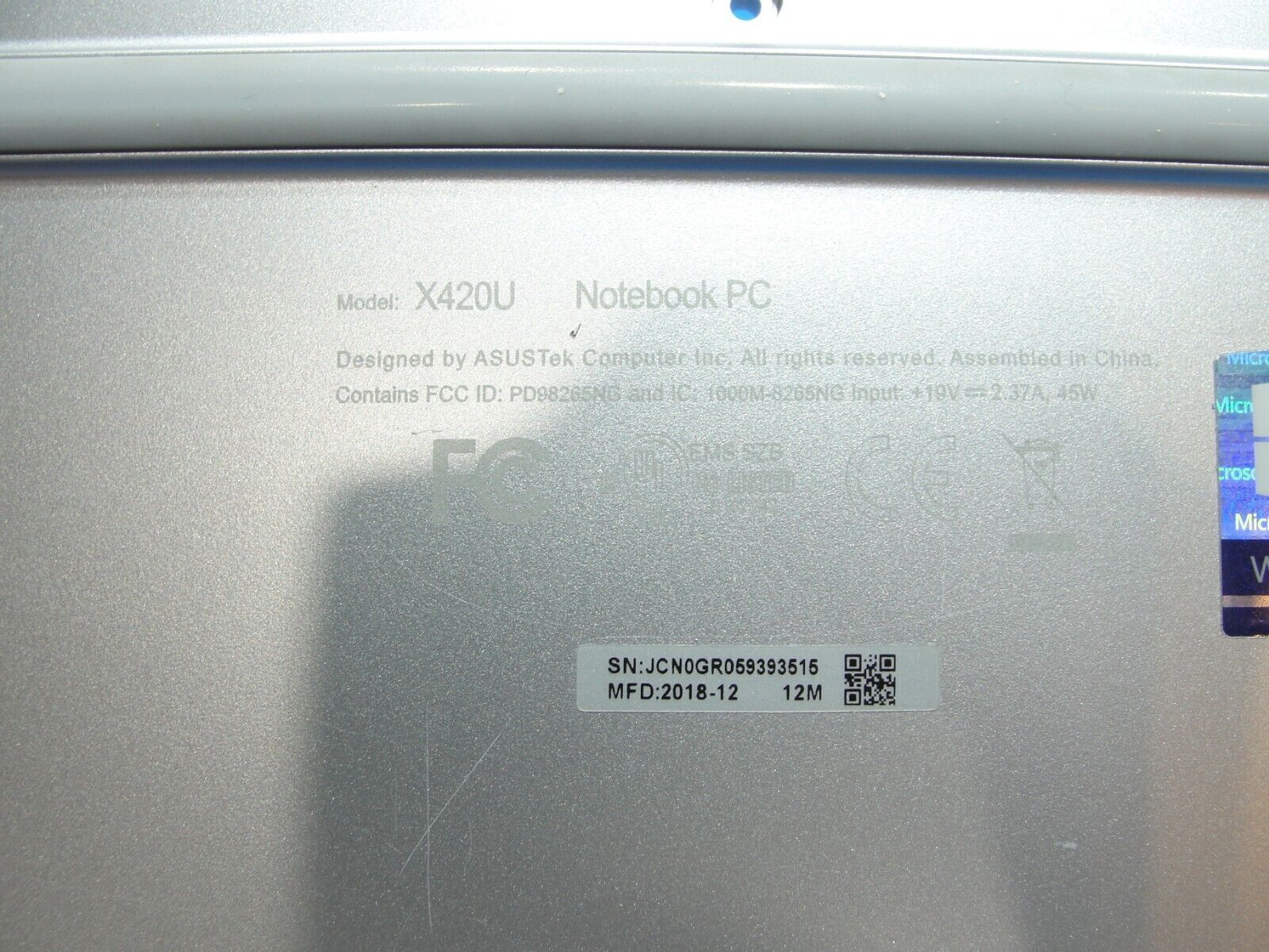 Asus Vivobook X420UA 14