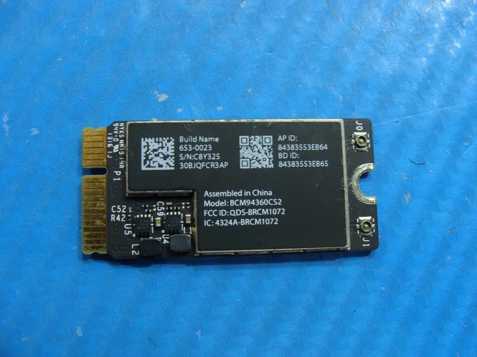 MacBook Air A1466 13 Mid MD231LL/A Airport WIFI Bluetooth Card 661-6622 653-0023 - Tested Computer Laptop Parts
