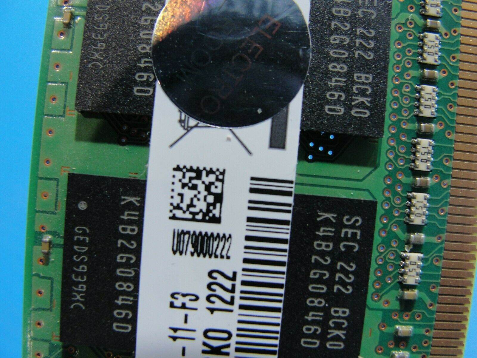 Lenovo Y580 Laptop Samsung 4GB Memory PC3-12800S-11-11-F3 M471B5273DH0-CK0 - Tested Computer Laptop Parts