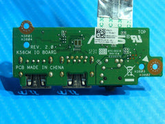 Asus 15.6" K56CA OEM Laptop Audio USB Board w/ Cable 69N0N3G10C01 - Laptop Parts - Buy Authentic Computer Parts - Top Seller Ebay