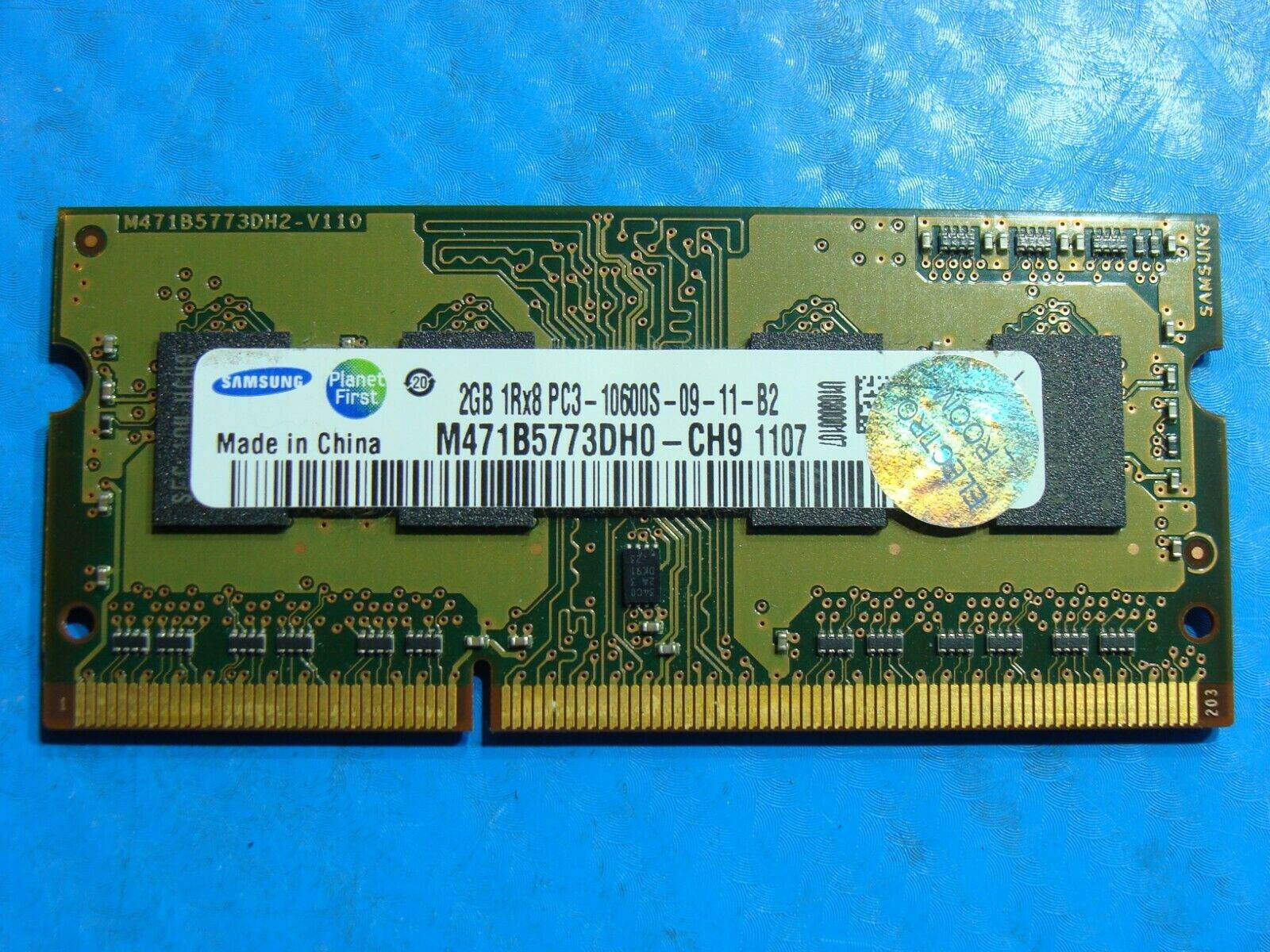 MacBook Pro A1297 SO-DIMM Memory RAM Samsung 2GB PC3-10600S M471B5773DH0-CH9 - Tested Computer Laptop Parts