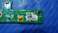 Asus X54C-MS91 15.6" Genuine Laptop Power Button Board w/Cable 69N0LJC10C01-01 ASUS