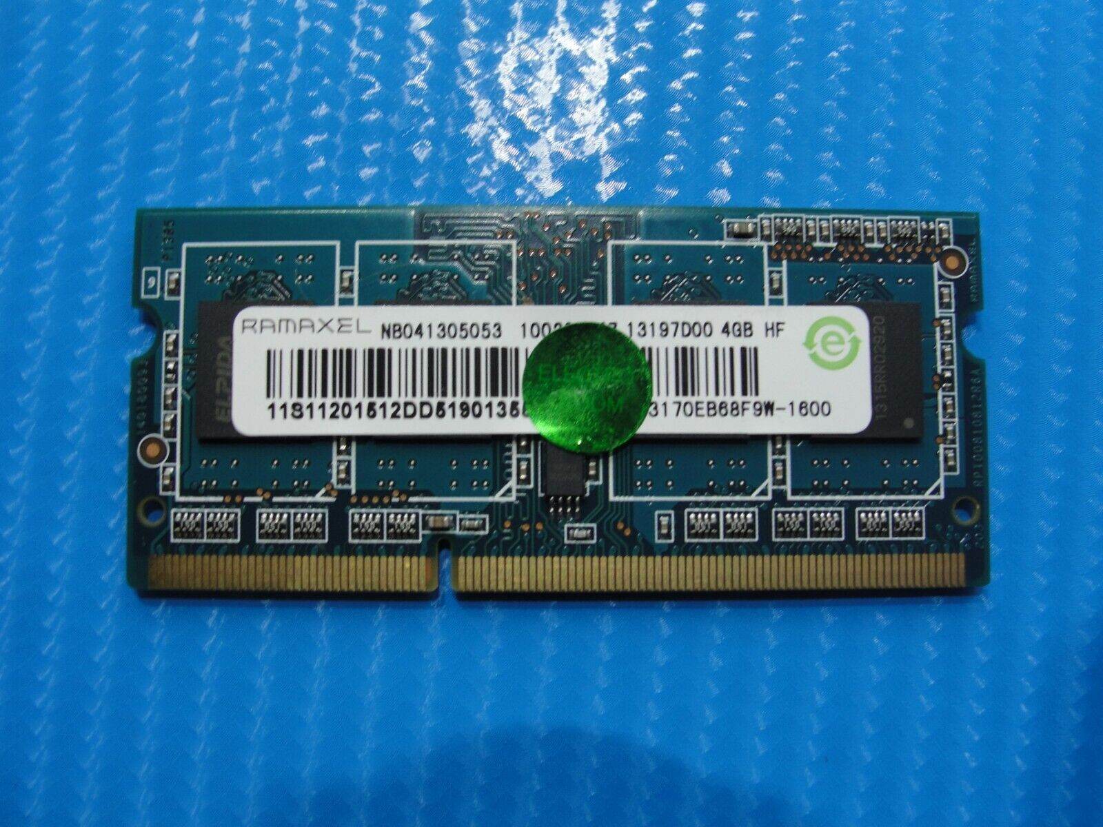 Lenovo Yoga 11S Ramaxel 4Gb Memory Ram So-Dimm 11201512 RMT3170EB68F9W-1600 - Tested Computer Laptop Parts