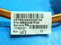HP Pavilion 17-e019dx 17.3" Genuine CPU Cooling Heatsink 725363-001 46R62HSTP40 