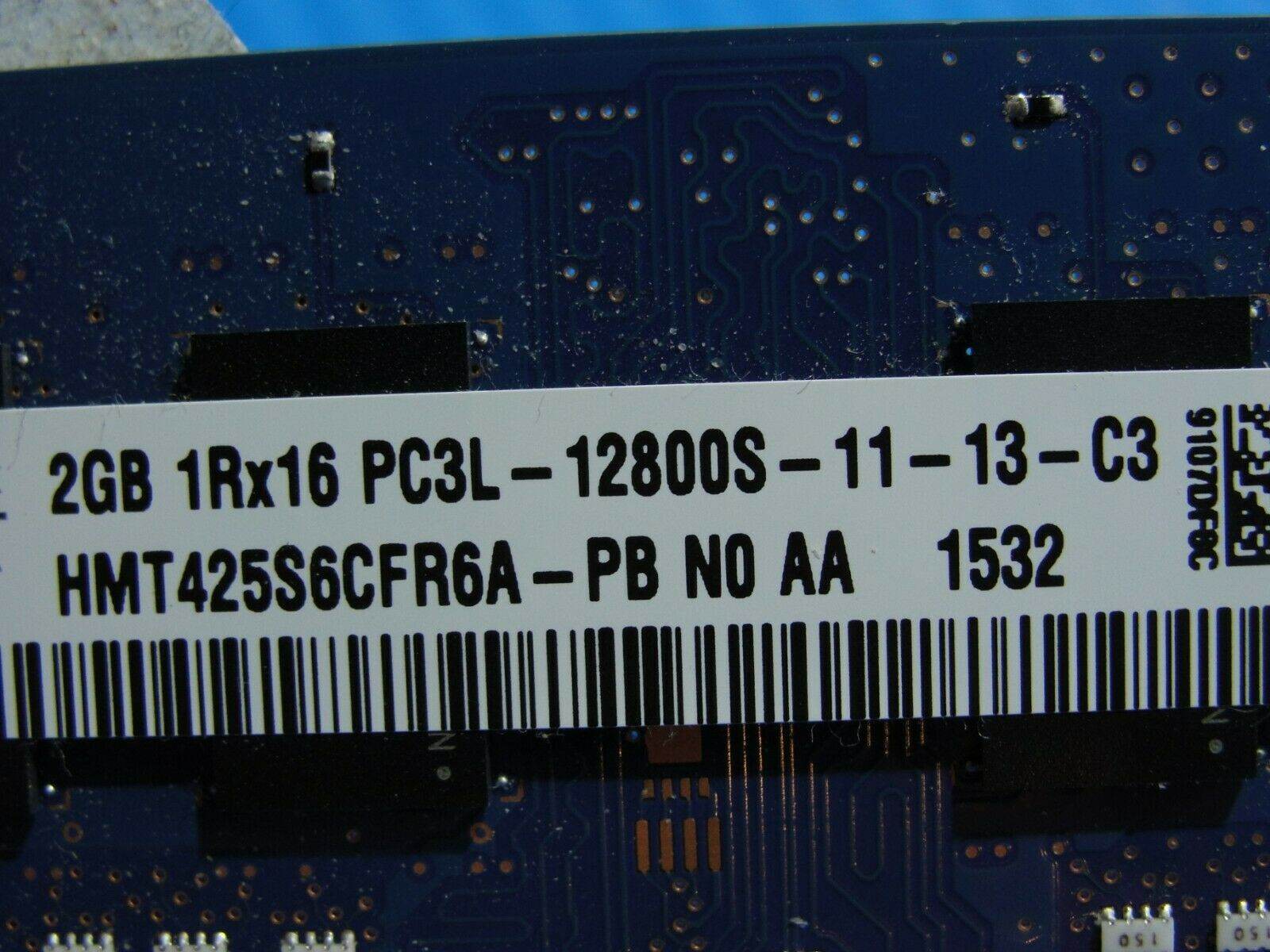 HP 15-ab149cy Laptop SK hynix 2GB Memory PC3L-12800S-11-13-C3 HMT425S6CFR6A-PB - Tested Computer Laptop Parts