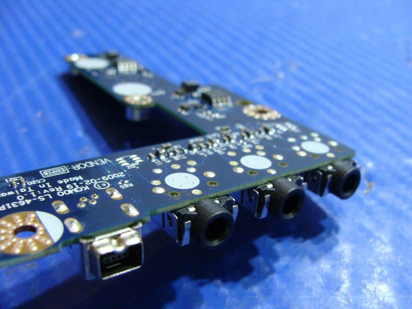 Dell Studio 1440/14Z PP40L 14” OEM USB Firewire Audio Port Board LS-4631P ER* - Tested Computer Laptop Parts