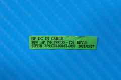 HP ENVY x360 15-ed1052ms 15.6" Genuine DC IN Power Jack w/Cable 799735-Y51