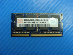 MacBook A1278 Hynix 2GB PC3-8500S 2Rx8 SO-DIMM Memory RAM HMT125S6TFR8C-G7 - Tested Computer Laptop Parts